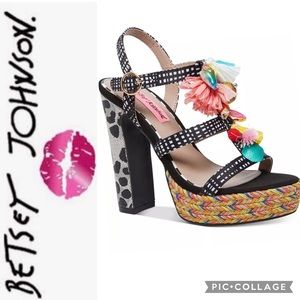 NWT BETSEY JOHNSON Fun & Funky Heels